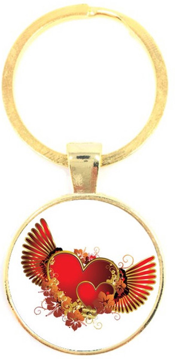 Sleutelhanger Glas - Liefde