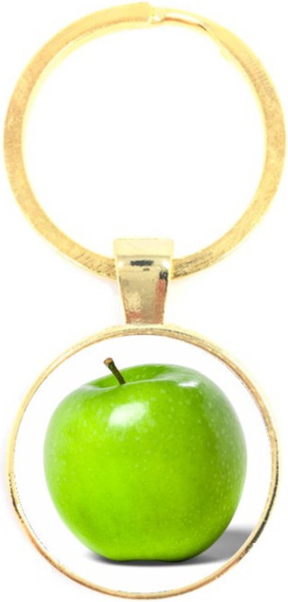 Sleutelhanger Glas - Appel