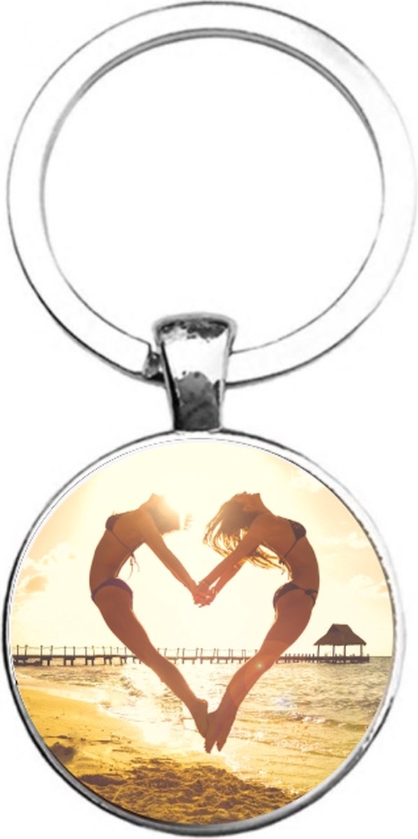 Sleutelhanger Glas - Liefde