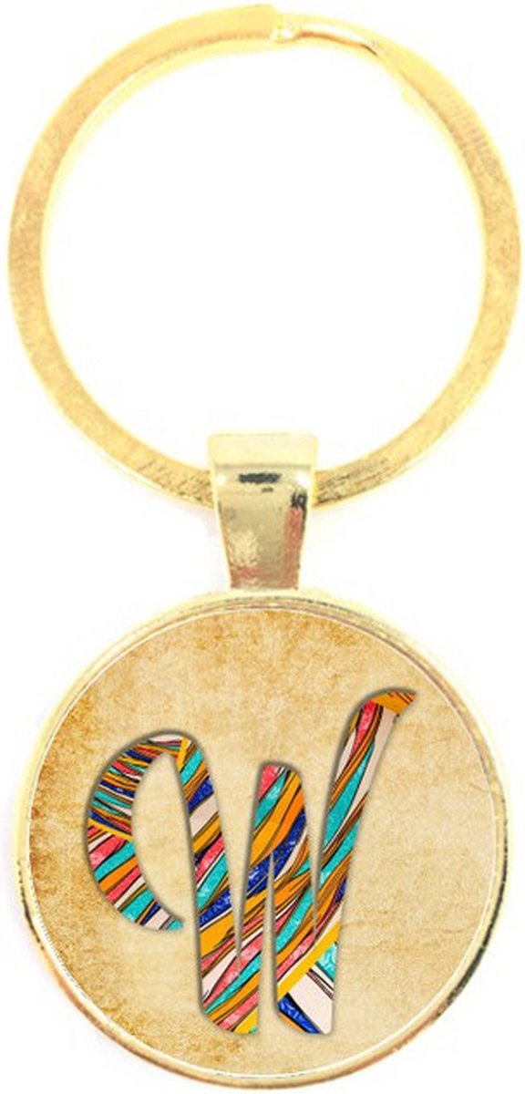 Sleutelhanger Glas - W