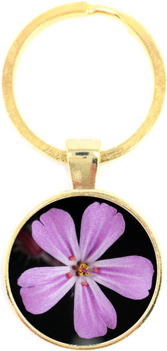 Sleutelhanger Glas - Bloem