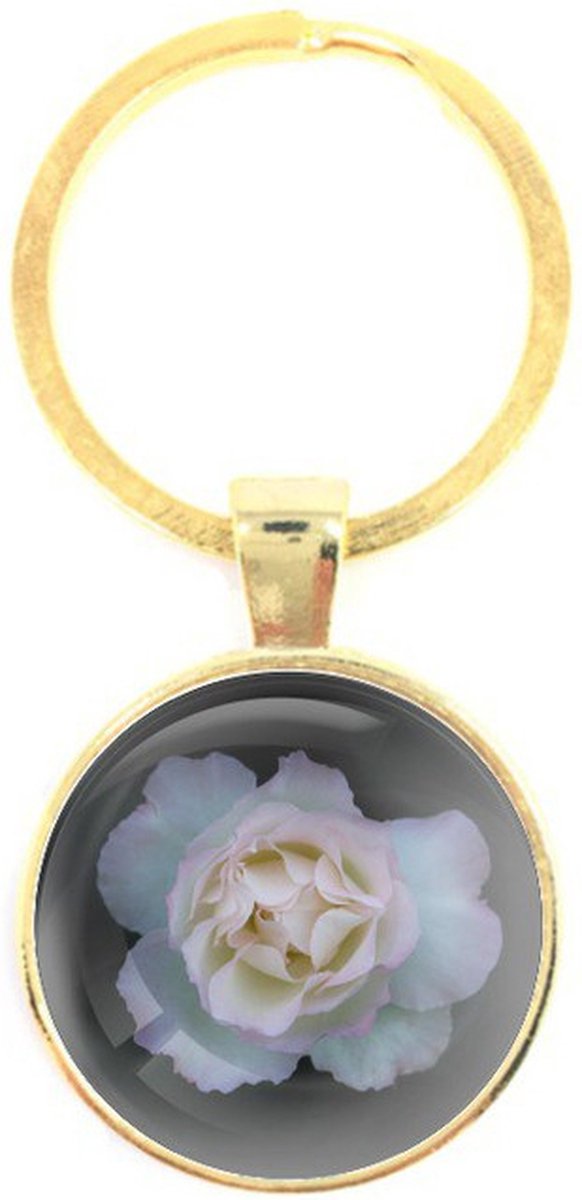 Sleutelhanger Glas - Bloem