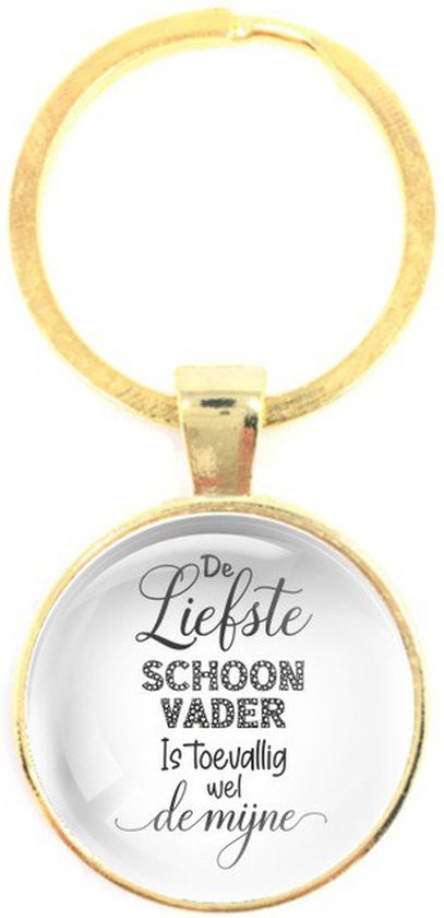 Porte-clés en Glas - Le plus cher beau-père est à moi par hasard