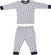 Beeren Bodywear Jongens Pyjama Stripe Star - Navy - Maat 98/104
