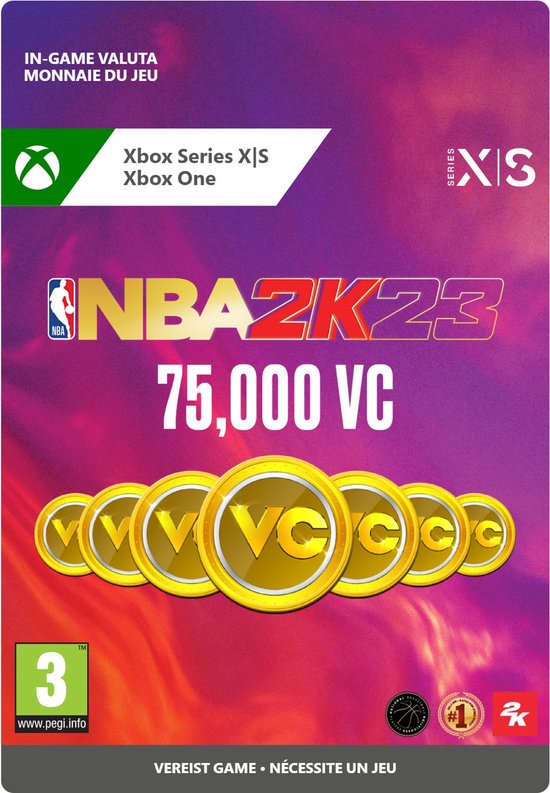NBA 2K23 - 75,000 VC - Xbox Series X/S & Xbox One