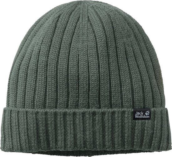 Muts met pompon - Unisex - One Size - Gemaakt in de EU (Zwart) SURF
