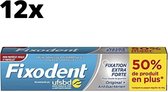 Fixodent Pâte Adhésive Original et Antibacterieel - 12 x 70,5 grammes - Forfait discount