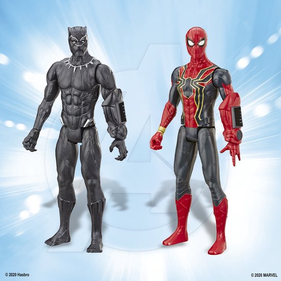 Marvel Avengers Titan Hero: Endgame Iron Man Captain America Black Panther Iron Spider - Marvel