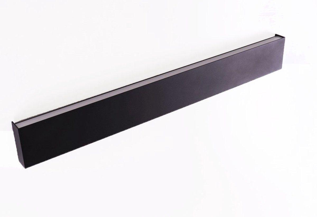 Wandlamp Nova Luce Seline - 90cm zwart - 2xLED 1260 lumen - 2520 lumen