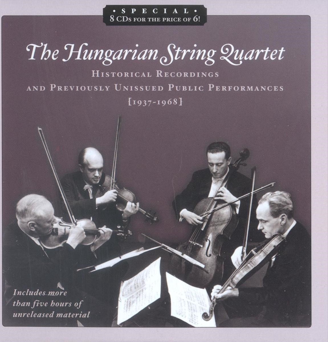 The Hungarian String Quartet - Historical Recordings (1937-1968) (8 CD)
