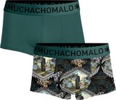 Muchachomalo Heren Trunks - 2 Pack - Maat S - 95% Katoen - Mannen Onderbroeken