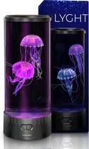 LYGHT® Jellyfish Lavalamp – Nachtlamp – LED Lamp – 5 Kleuren