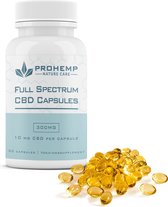 Prohemp - CBD Capsules - 300 mg Full Spectrum CBD - 30 Stuks