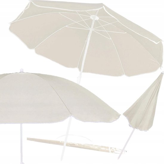 Swinn - Parasol - Strandparasol - Beige - 160 cm - Strand Parasol - Parasol  voor... | bol.com