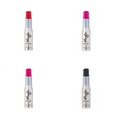 Lovely Pop Cosmetics - 4 Magic Lipsticks - Magic Lipstick die verkleurt na het aanbrengen - Nummer 01/02/03/04 - 1 set met 4 stuks