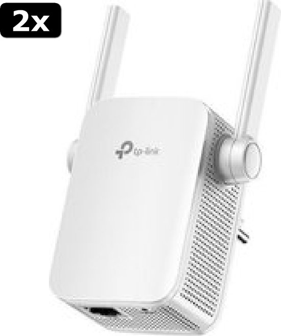 WLAN-netwerkrepeater, 1200 Mbps, wifi-versterker, WPS, 2 ethernet