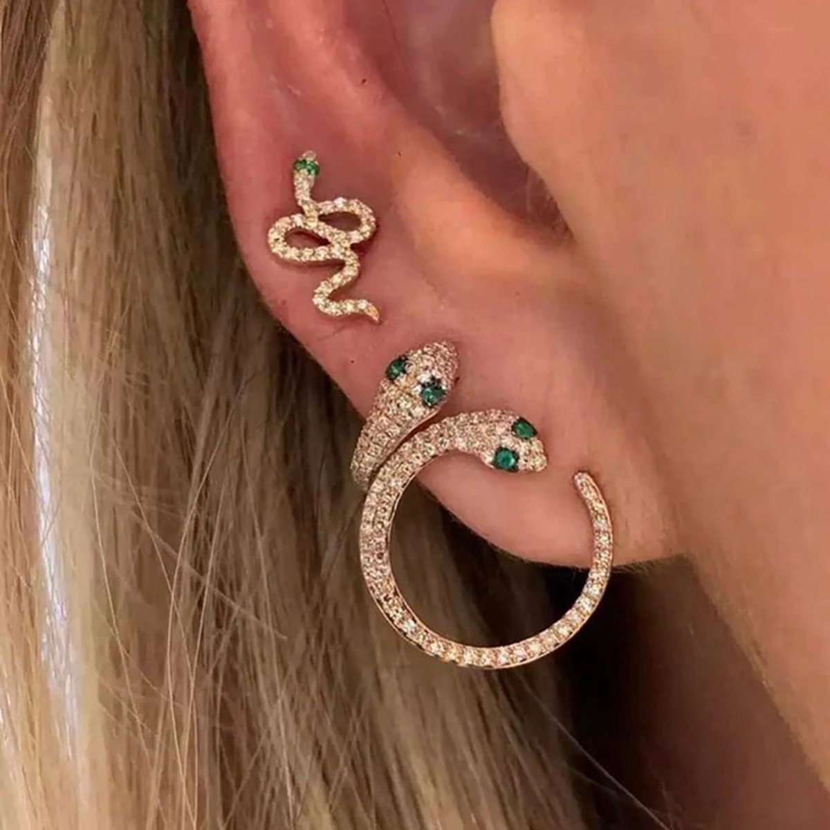 UNICRAFTALE 80 Stuks 18K Vergulde Zeshoekige Oorbellen - 316 Roestvrij Staal - 25 Mm Diameter - Perfect Voor DIY-sieraden Maken