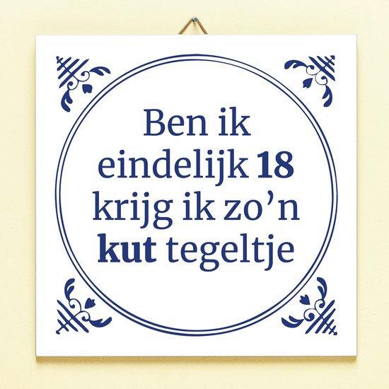 Ce Ben pas de la tuile C'est enfin mon anniversaire - 18 ans