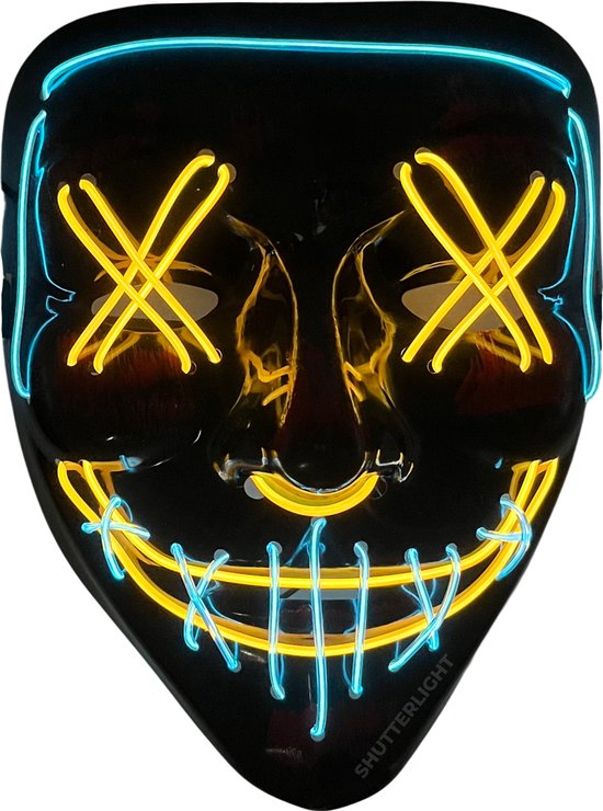 Halloweenmasker voor meisje Kleurplaat - Kinderen Kleurplaat