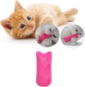 Catnip knuffeldier|Katten-speelgoed|Kattenkruid|Knuffeldier|Roze