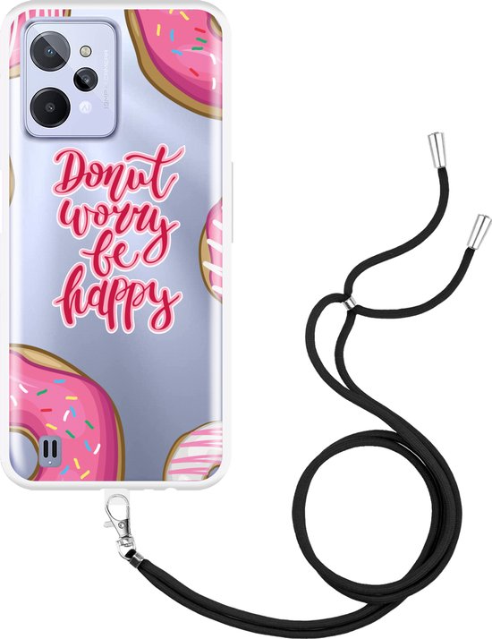 WXPPJ Cover per Realme C31 con 3 Pezzi Vetro Temperato Pellicola Protettiva, Trasparente Silicone Case Morbido TPU Anti-Caduta Bumper Protettiva Custodia per Realme C31 (6.5) - YQ29