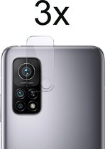 Beschermglas Xiaomi Mi 10T Pro Screenprotector - Xiaomi Mi 10T Pro Screen Protector Camera - 3 stuks