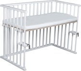 Amal II Piccolo Wit Babywieg aan Bed incl. Matras