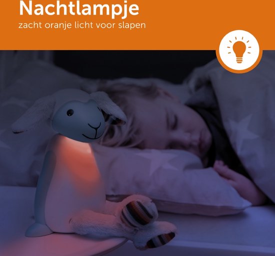 Zazu - Fin 2.0 - Blauw - Nachtlampje - Schaaplampje - Leeslampje geschikt voor in bed van Zazu — afbeelding 5