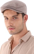 Bagwise® - Flat Cap - Winter - Pet - Newsboy Cap - Heren - (Maat S) Licht Bruin