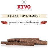 Kivo Petfood - 2 zakken Hondensnack Sticks Kip & Kameel 2x 10 stuks - Graanvrij en Glutenvrij