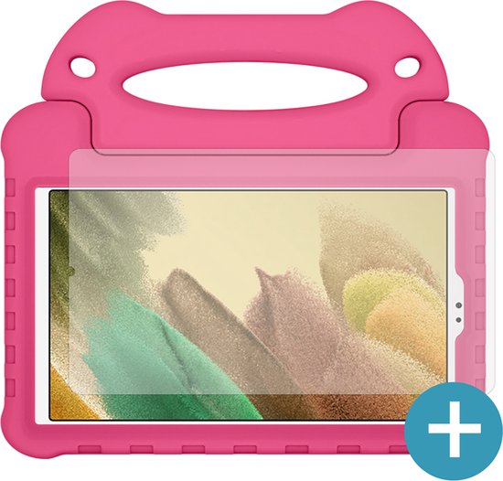 Cazy Samsung Tab A7 Lite kinderhoes + screenprotector Draagbare