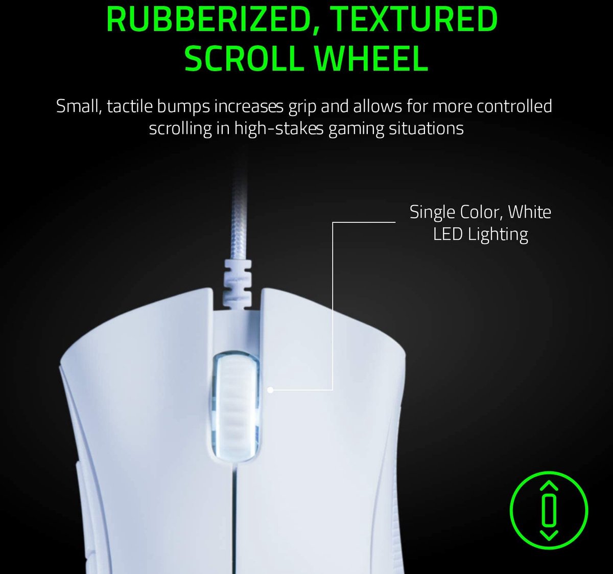 Razer DeathAdder Essential - Bedrade Gaming Muis - Ergonomisch - Programmeerbaar - 6.400 DPI - Optisch - Wit thumbnail 3
