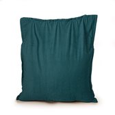 Drop & Sit Zitzak Ribstof - Emerald Groen - 115 x 150 cm - Voor Binnen