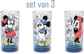 Set de 3 Verres Disney Mickey Minnie Mouse - 27cl - Verres Disney