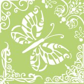 Hobbysjabloon - Kaisercraft • designer template 6x6" butterfly corners