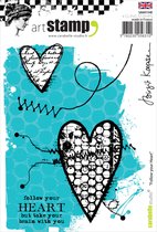 Carabelle Studio -cling stamp A6 follow your heart