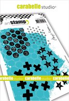 Carabelle Studio Cling stamp - A6 textures printing