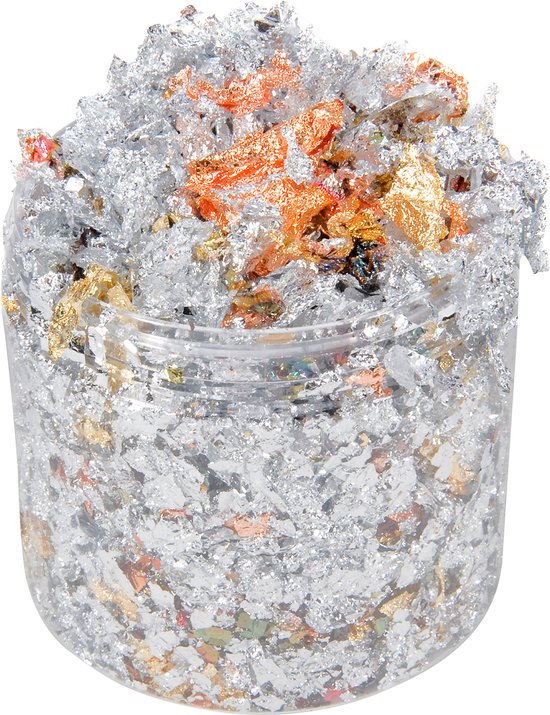 Cosmic Shimmer Metaalfolie Flinterdun gilding flakes 200ml aurora