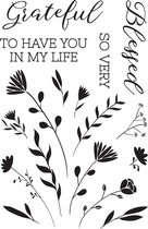 Stempel - Clear stamp - Kaisercraft - Full bloom