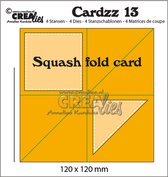 Crealies Cardzz - snijmallen - no.13 Squash fold card