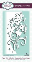 Creative Expressions Paper cuts celebration mouse edger