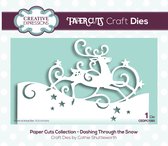 Creative Expressions Paper cuts dashing through snow die