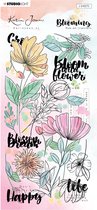 Studio Light Rub on Sticker Karin Joan Blooming Coll. nr.01 RUBKJ01 11x21cm