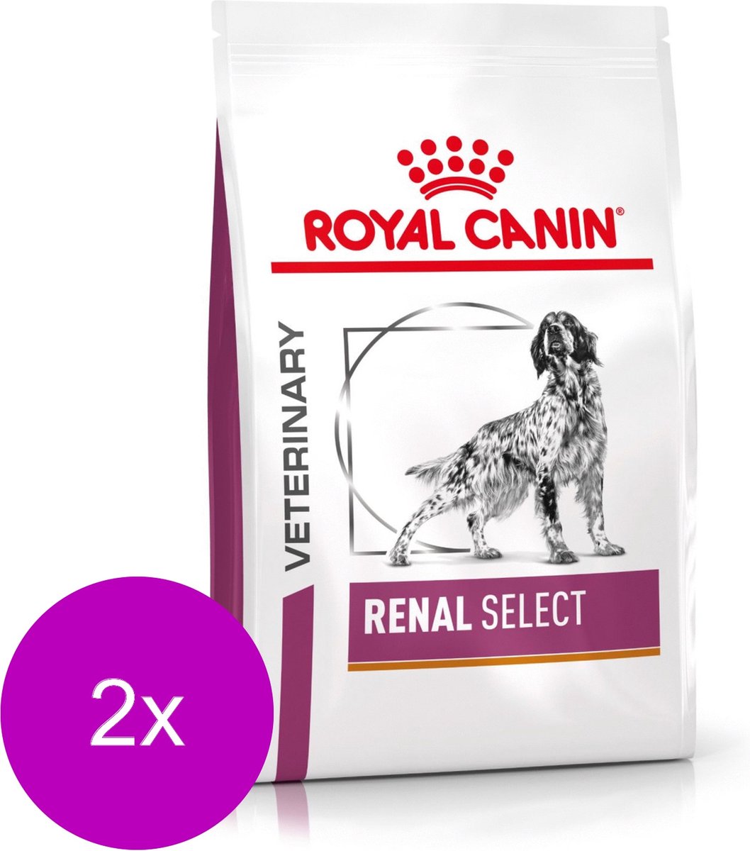 Royal Canin Veterinary Diet Renal Select Canine - Hondenvoer - 2 x 10 kg