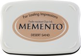 ME-804 Stempelkussen groot - Memento ink pad desert sand - beige