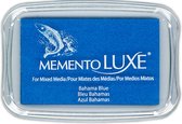 Memento Luxe stempelkussen - 9x6cm bahama Blauw