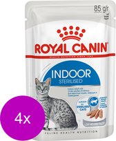 Royal Canin Indoor In Gravy - Kattenvoer - 4 x 12 x 85 g