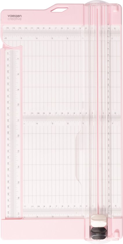 Vaessen Creative Papiersnijder - Rilfunctie - 15x30,5cm - Roze | bol.com
