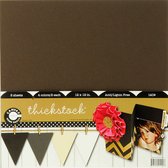 Scrapbook papier - Canvas Corp paper pack 30,5x30,5cm neutral thickstock x8