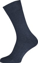 FALKE Sensitive London herensokken - marine blauw melange (navy blue melange) -  Maat: 43-46